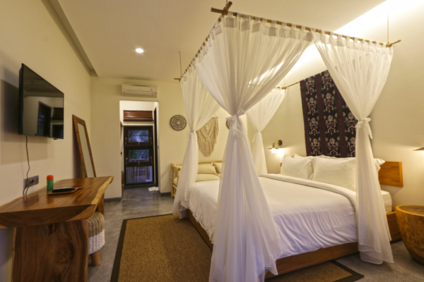 Villa Elite Cassia Bedroom One with TV | Canggu, Bali
