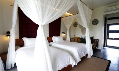 Villa Elite Cassia Twin Bedroom with Mosquito Net | Canggu, Bali