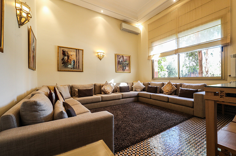 Villa Milado Indoor Seating Area | Marrakesh, Morocco