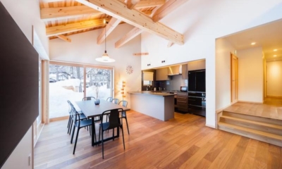 Asagiri Chalet Dining Area | Hakuba, Nagano