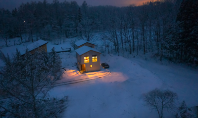 Mizuho Chalet Night View | Hakuba, Nagano