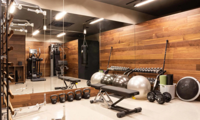 Tsudoi Gym with Equipments and Lights | Hirafu, Niseko