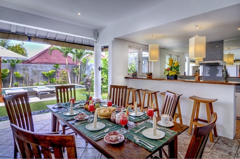 Hevea Villas Two Bedroom Villa Dining Area | Seminyak, Bali