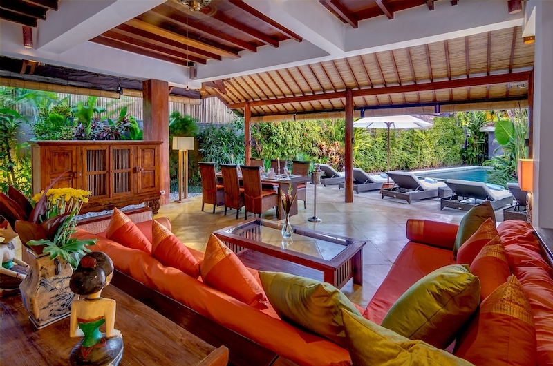Hevea Villas Three Bedroom Villa Living Area | Seminyak, Bali