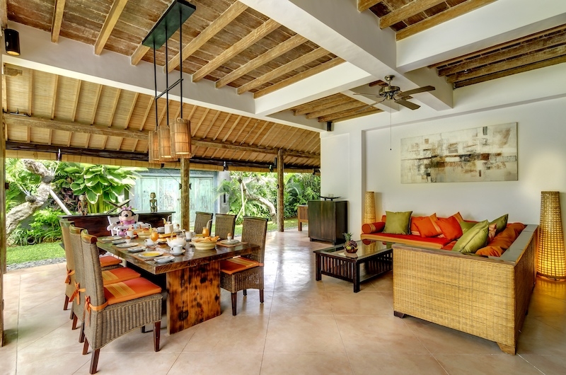 Hevea Villas Three Bedroom Villa Deluxe Living Area | Seminyak, Bali