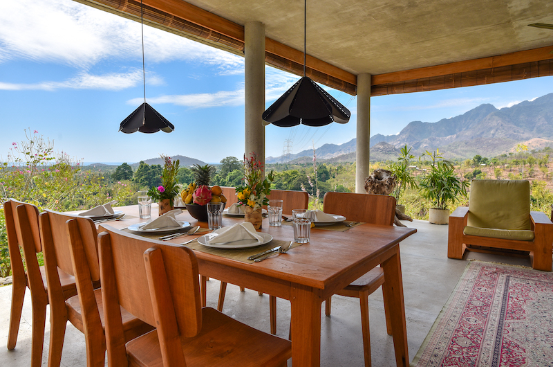Sumberkima Hill Villas Villa Bali Mynah Dining Table | North Bali, Bali