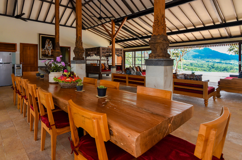Sumberkima Hill Villas Villa Macan Dining Table | North Bali, Bali