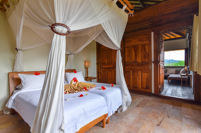 Sumberkima Hill Villas Villa Nandini Twin Bedroom Area | North Bali, Bali