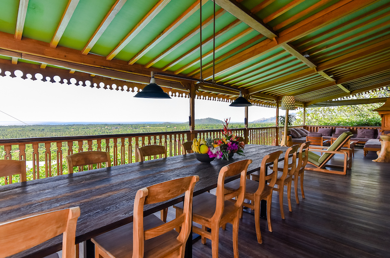 Sumberkima Hill Villas Villa Singa Dining Area | North Bali, Bali