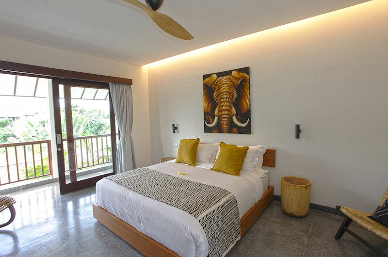 Villa Elite Mundano Bedroom with Lamps | Canggu, Bali