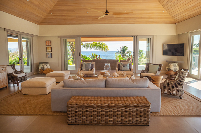 Villa Astrolabe Living Room | Yaukuvelevu, Fiji