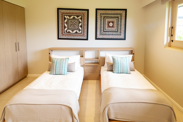 Villa Namara Twin Bedroom | Yaukuvelevu, Fiji