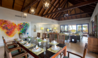 Miskawaan Villas Dining and Living Room | Maenam, Koh Samui