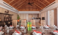 Miskawaan Villas Sila Marble Dining Table | Maenam, Koh Samui
