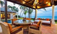 Miskawaan Villas Waterlily Open Plan Seating | Maenam, Koh Samui