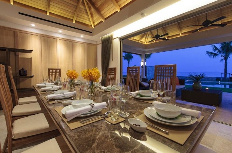 Miskawaan Villas Marble Dining Table | Maenam, Koh Samui