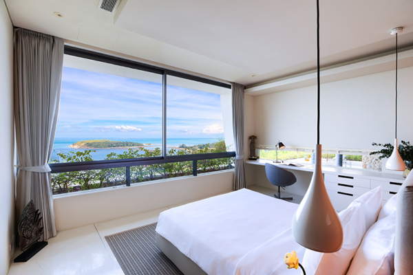 Villa Natha Bedroom Three with View | Choeng Mon, Koh Samui