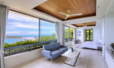 Villa Natha Bedroom Five with Lounge and Sea View | Choeng Mon, Koh Samui