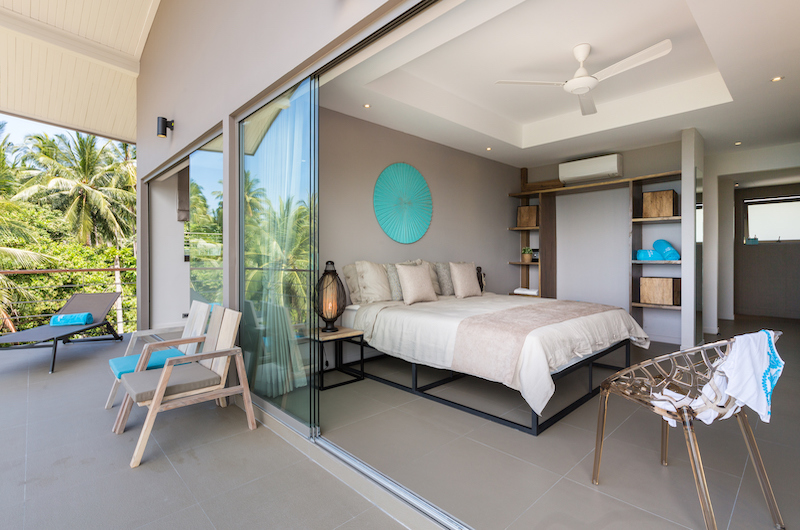 Villa Nuea Bedroom with Balcony | Chaweng, Koh Samui