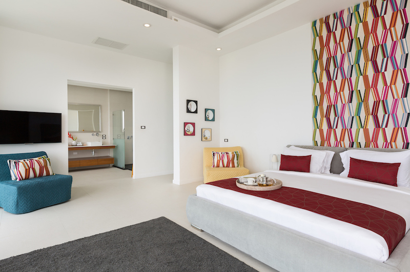 Villa Vista Azul Spacious Bedroom Area | Chaweng, Koh Samui