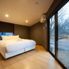 Mizuho Chalet Four Bedroom Chalet Bedroom with Outdoor View | Hakuba, Nagano