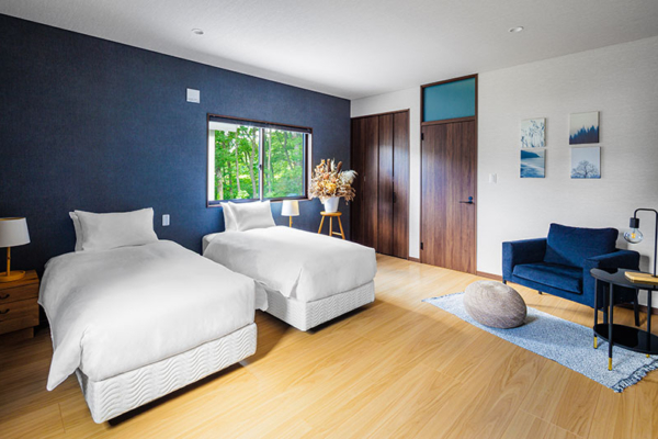 Mizuho Chalet Four Bedroom Bedroom Two | Happo, Hakuba