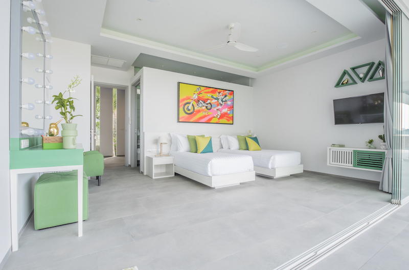 Villa Enjoy Green Suite Twin Bedroom Side | Patong, Phuket