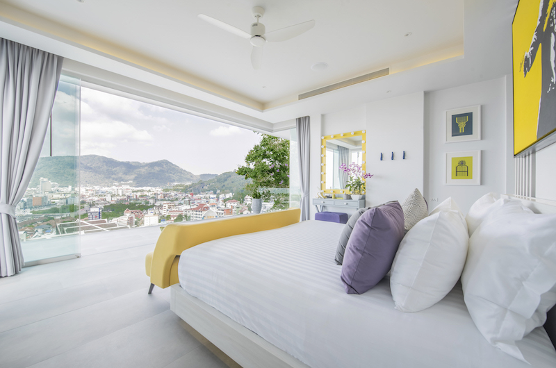 Villa Enjoy Yellow Suite Bedroom with Balcony | Patong Phuket