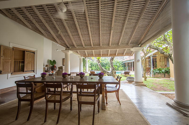 Rampart Street Dining Area with Garden View | Galle, Sri Lanka