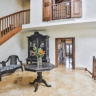 Thambili House Indoor Seating Area with Bench | Galle, Sri Lanka