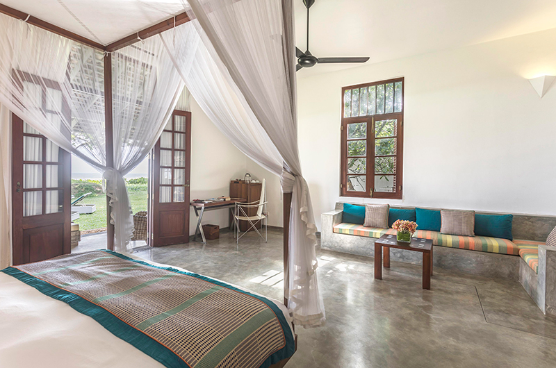 Villa Frangipani Tree Olive Ridley Beach Bedroom Area | Talpe, Sri Lanka
