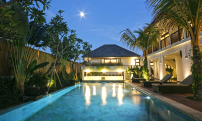 Elite Canggu Villas Elite Cassia Swimming Pool at Night | Canggu, Bali