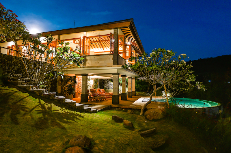 Sumberkima Hill Villas Villa Gajah Night View | North Bali, Bali