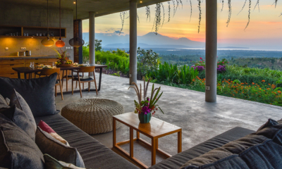 Sumberkima Hill Villas Villa Elnido Living Area with View | Pemuteran, Bali