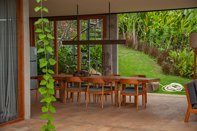 Sumberkima Hill Villas Villa Kurma Dining Area with Garden View | Pemuteran, Bali
