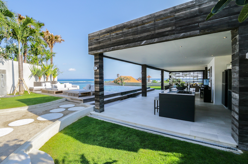 The Beach Villa Cemagi Seating Area with Pool View | Seseh, Bali