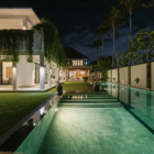 The Beach Villa Cemagi Pool at Night | Seseh, Bali