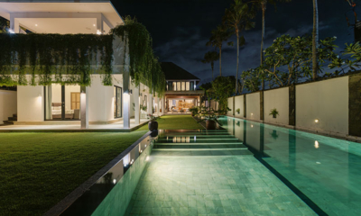 The Beach Villa Cemagi Pool at Night | Seseh, Bali