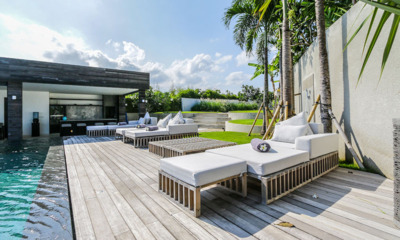 The Beach Villa Cemagi Pool Side Lounge Area | Seseh, Bali