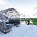 The Beach Villa Cemagi Outdoor Seating with Garden View | Seseh, Bali