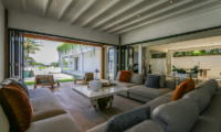 The Beach Villa Cemagi Living Area with Garden View | Seseh, Bali