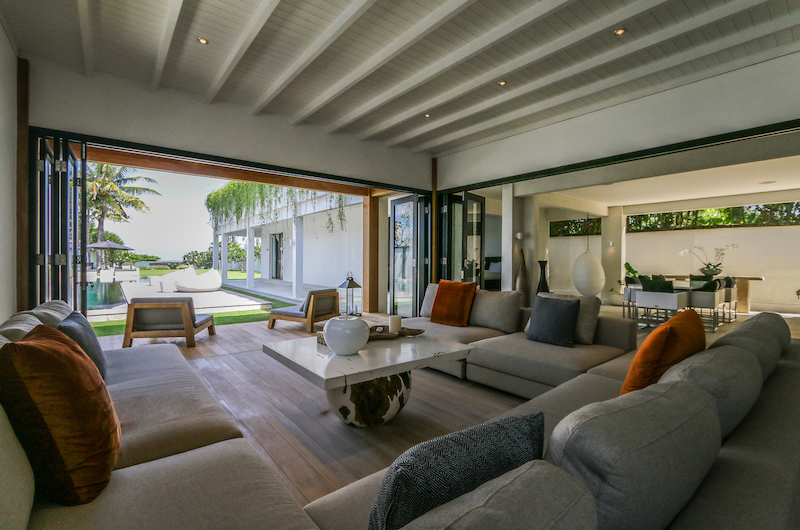 The Beach Villa Cemagi Living Area with Garden View | Seseh, Bali