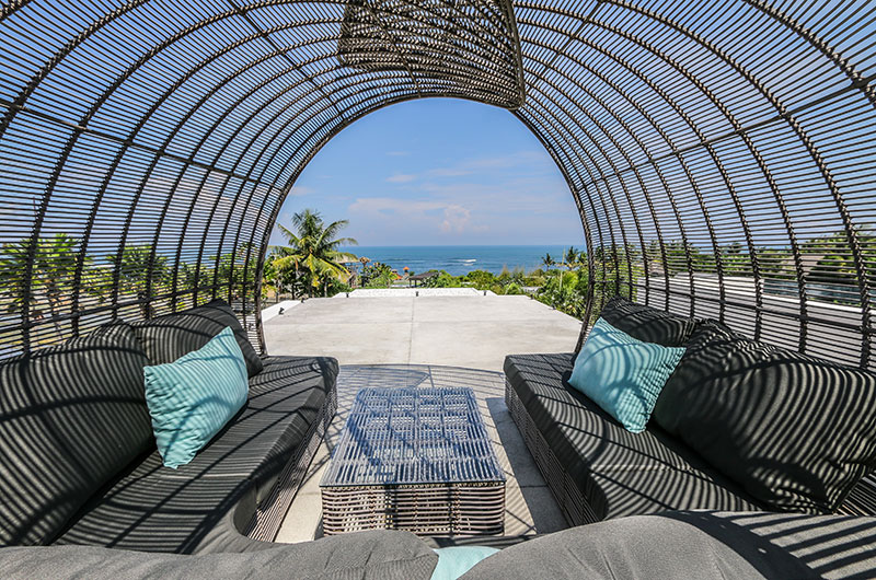 The Beach Villa Cemagi Open Plan Lounge Area with Sea View | Seseh, Bali