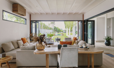 The Beach Villa Cemagi Living Area with Garden View | Seseh, Bali