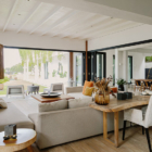 The Beach Villa Cemagi Living and Dining Area with View | Seseh, Bali