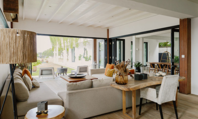 The Beach Villa Cemagi Living and Dining Area with View | Seseh, Bali