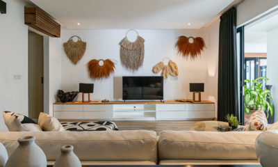 The Beach Villa Cemagi Living Area with TV | Seseh, Bali