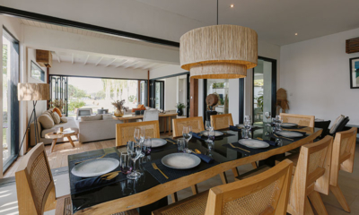 The Beach Villa Cemagi Living and Dining Area with View | Seseh, Bali