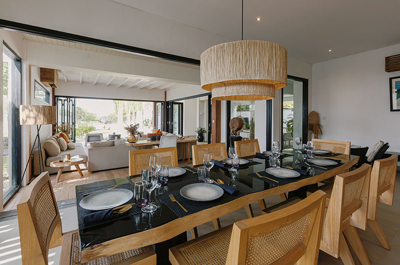 The Beach Villa Cemagi Living and Dining Area with View | Seseh, Bali