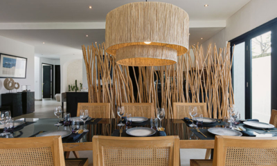 The Beach Villa Cemagi Dining Area with Hanging Light | Seseh, Bali